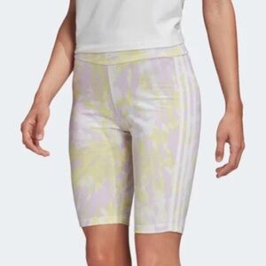 Adidas Tie Dye Pastel Bike Shorts